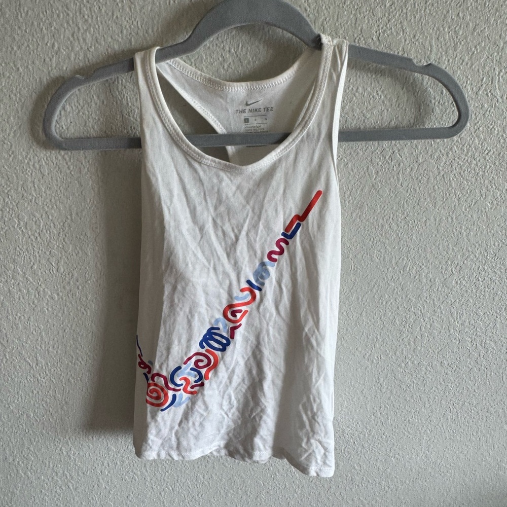 Nike White Dri-FIT Tee